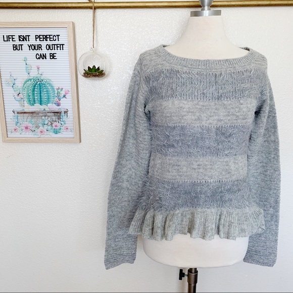 Sleeping on Snow Anthropologie Nuvola Sweater Sz M Wool Blend - Picture 2 of 8